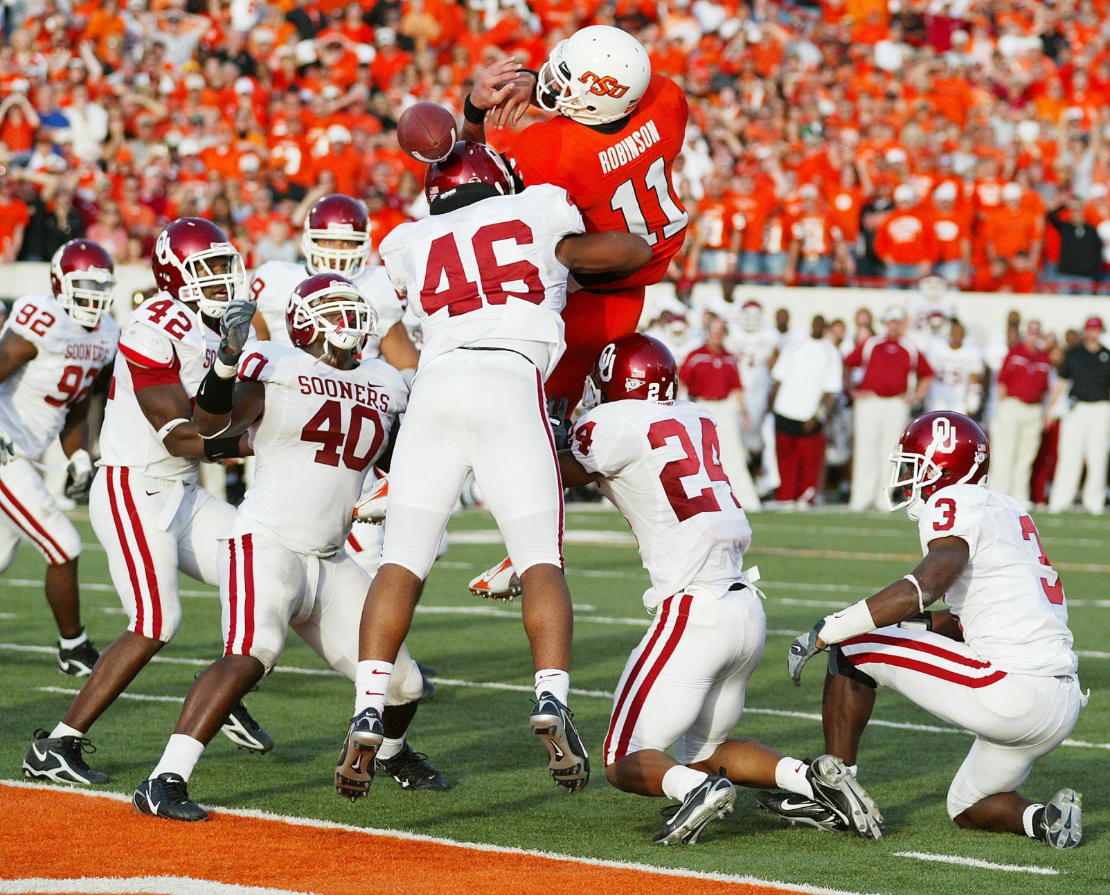 Nov. 25, 2006: No. 13 Oklahoma 27, Oklahoma State 21